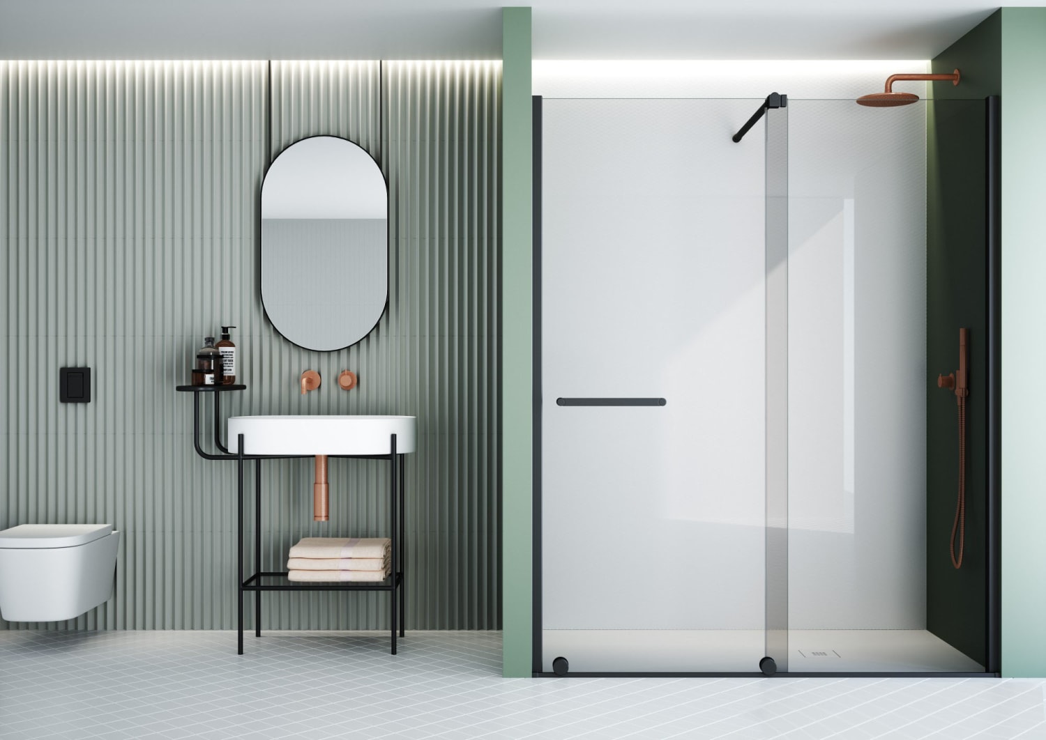 Mampara de ducha Profiltek Vanity (VY-210) Principal 1