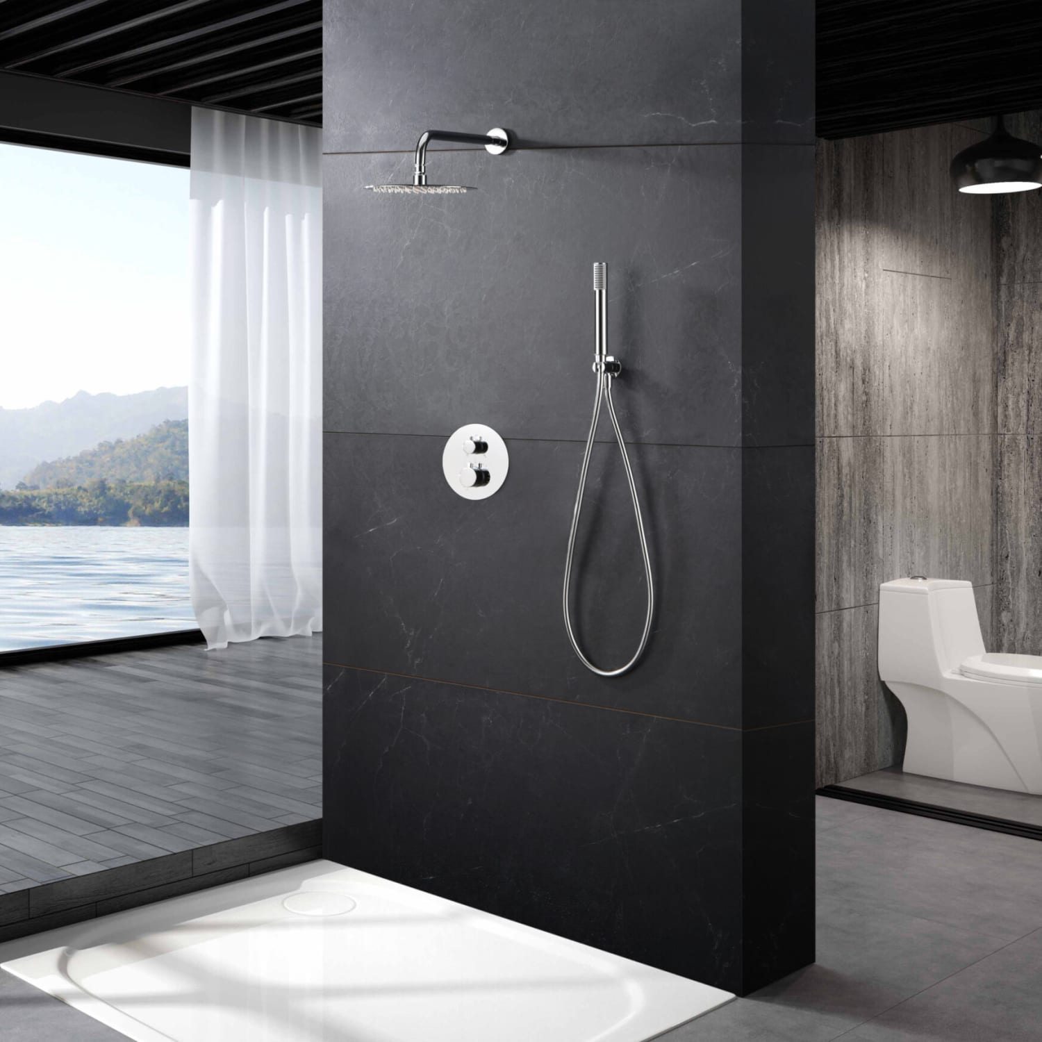 Conjunto de ducha empotrado Imex Monza Ambiente 9