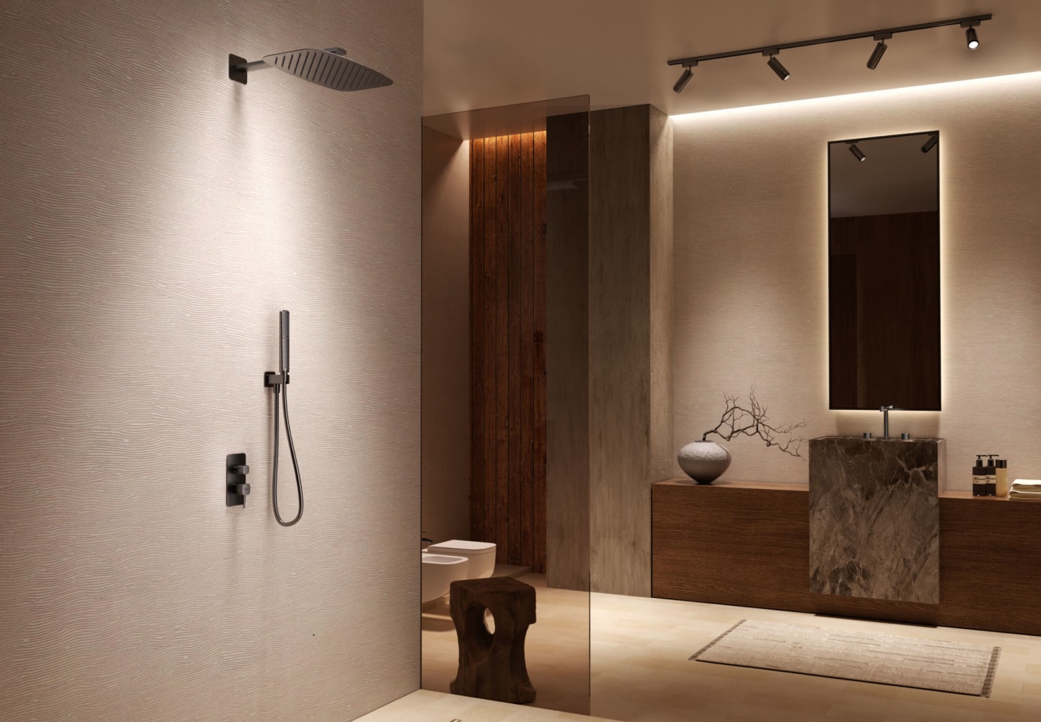 Conjunto de ducha empotrado Imex Firenze Ambiente 8