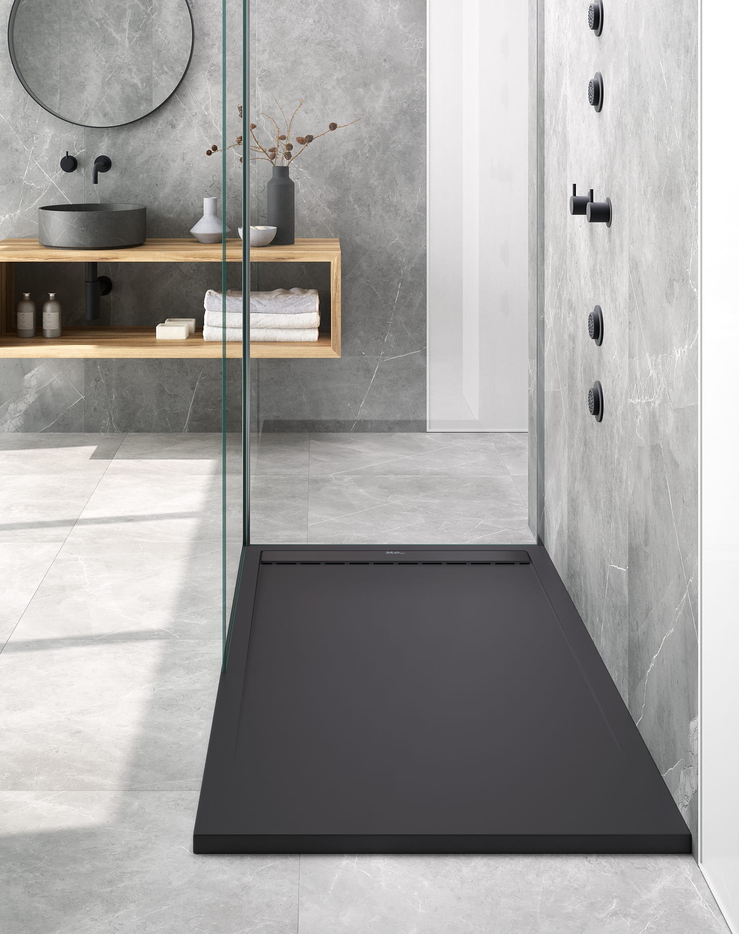 Plato de ducha Bruntec Design New Ambiente 12