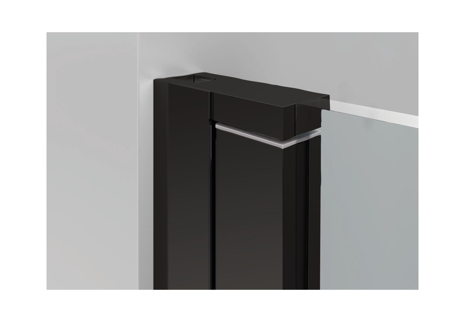 Mampara de ducha en Acero Inox Dione Detalle 7