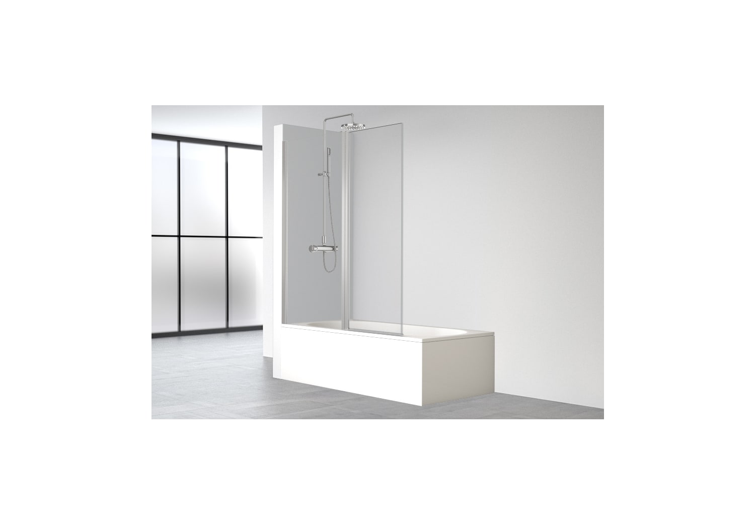 Mampara de bañera Profiltek Hada Plus (HP-106) opción 1