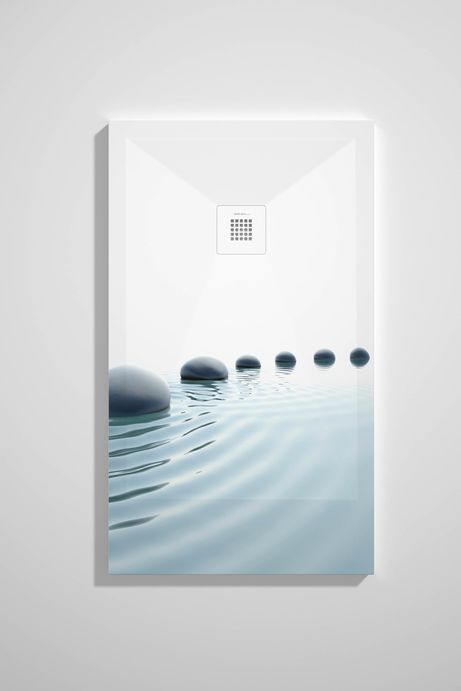 Platos de ducha de resina decorados Bruntec Design 3D Zen opción 7