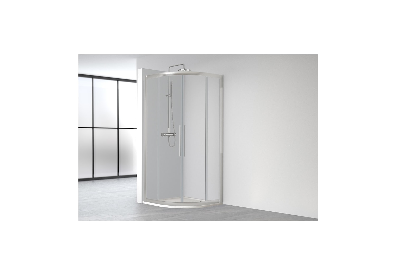 Mampara de Ducha Profiltek Wind (WI-261) opción 2