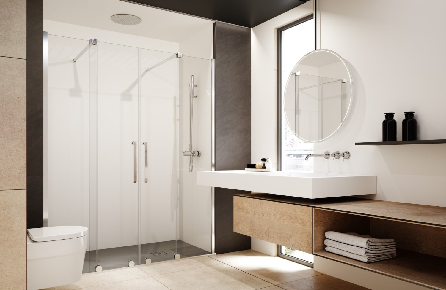 Mampara de ducha Profiltek Vanity (VY-225) Principal 0