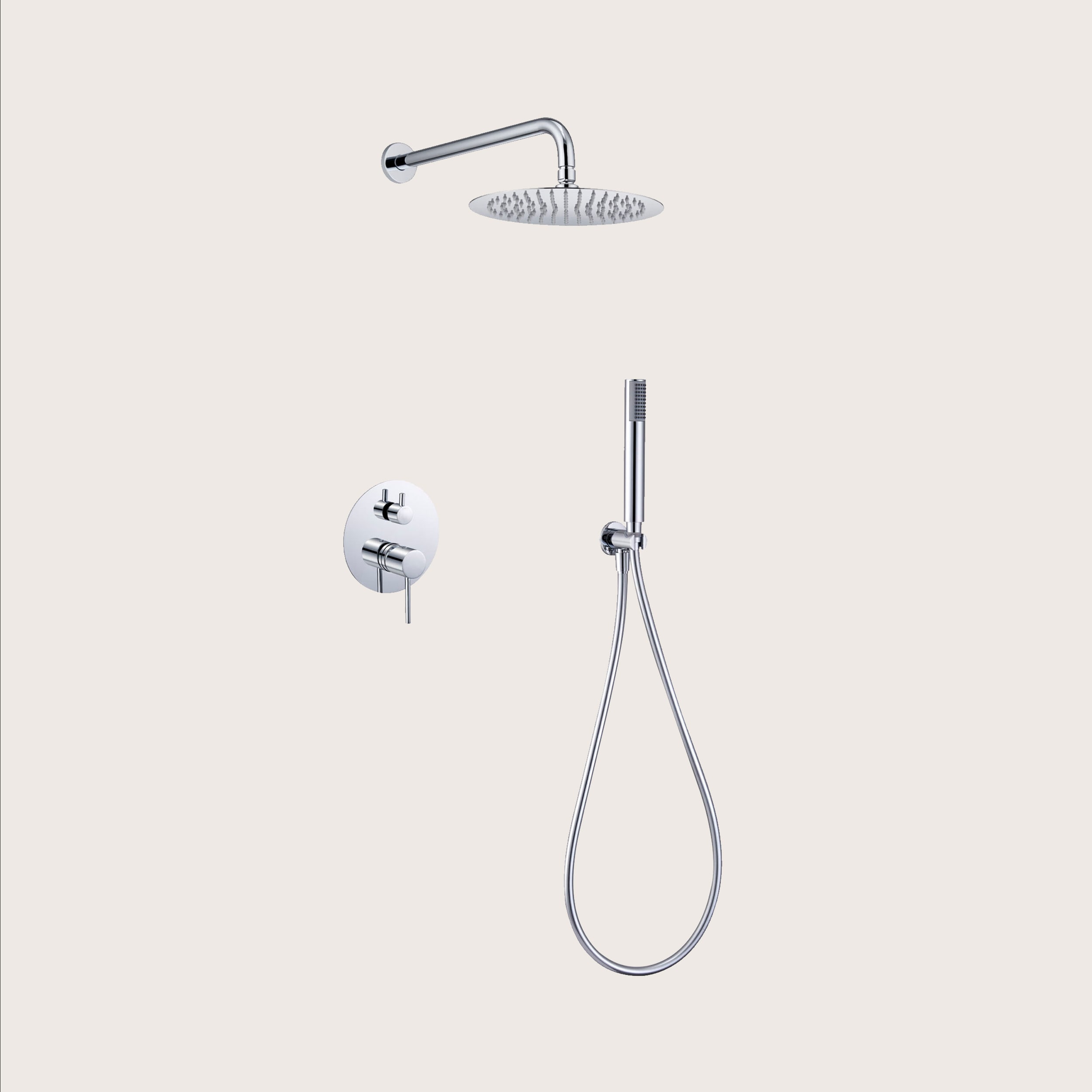 Grifería de ducha empotrada