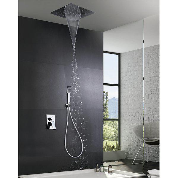 Comprar Ducha empotrada techo y pared con rociador extraplano online