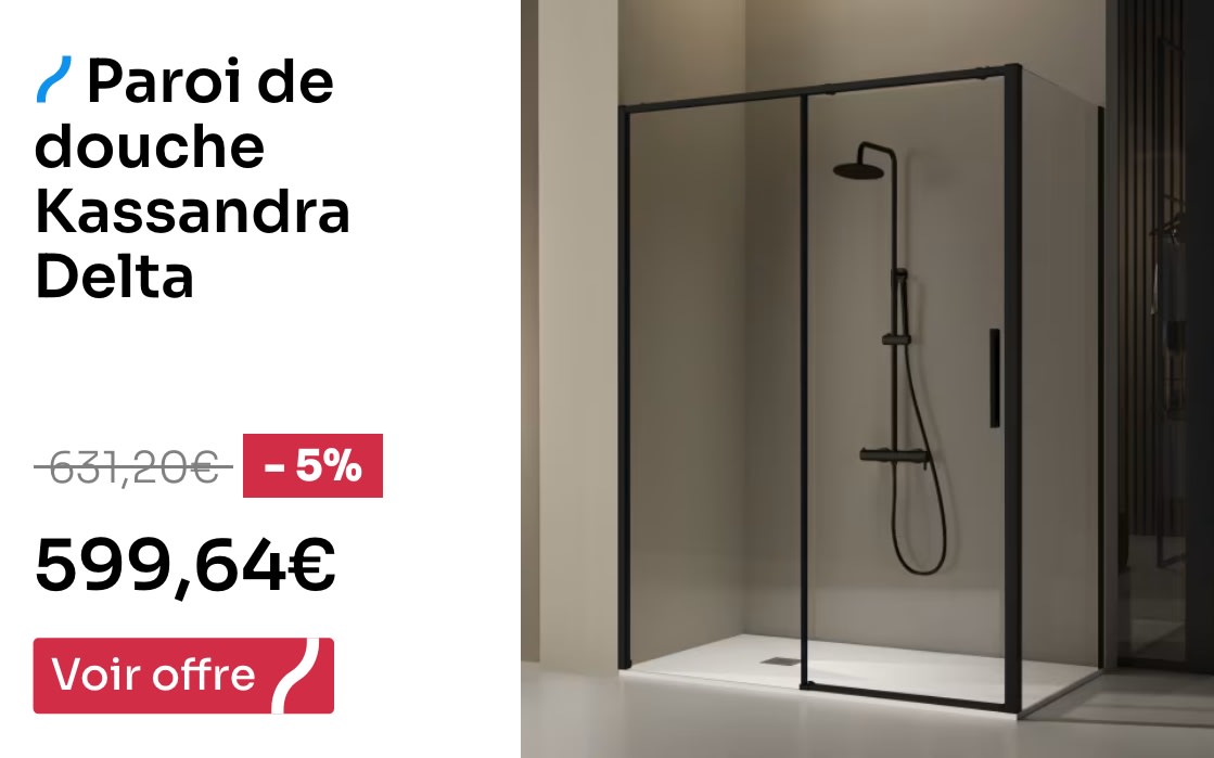 Paroi de douche Kassandra Delta