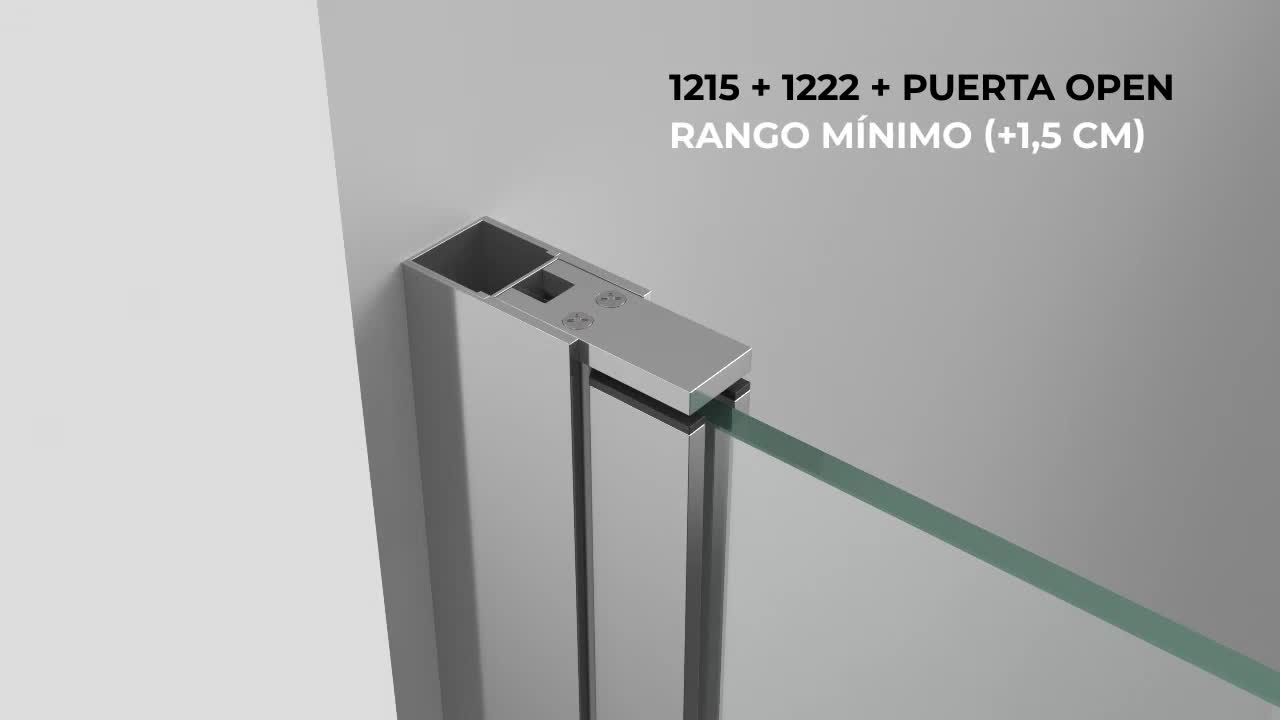 Mampara de ducha de GME, Open (COMBI C) video 1
